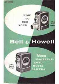 Bell and Howell 172 manual. Camera Instructions.